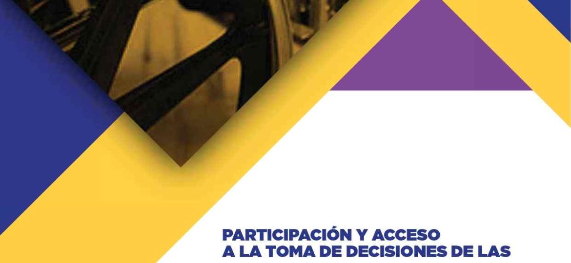 Portada: Participación y acceso a la toma de decisiones de las mujeres con discapacidad en espacios públicos y organizacionales Chiclayo y Trujillo