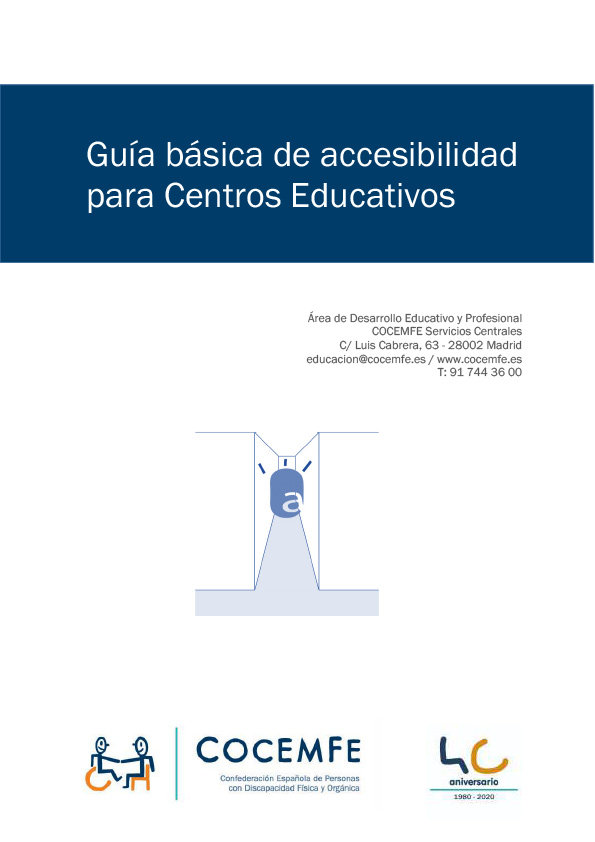 Portada: Guía básica de accesibilidad para Centros Educativos