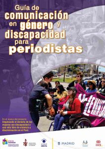 Portada: Guía de comunicación en género y discapacidad para periodistas Perú