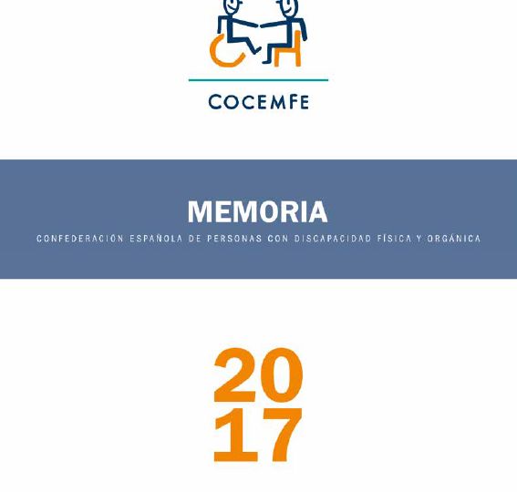 Portada Memoria COCEMFE 2017