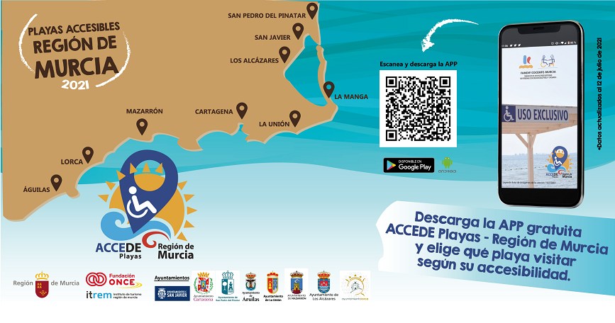 Banner app: Playas Accesibles Murcia