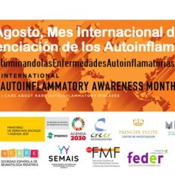 Banner de la campaña: Mes Internacional de Concienciación de los Autoinflamatorios