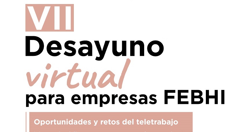 Cartel anunciador del desayuno formativo virtual