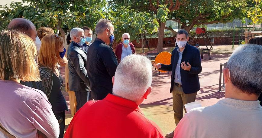 Imagen de la inauguración del parque inclusivo