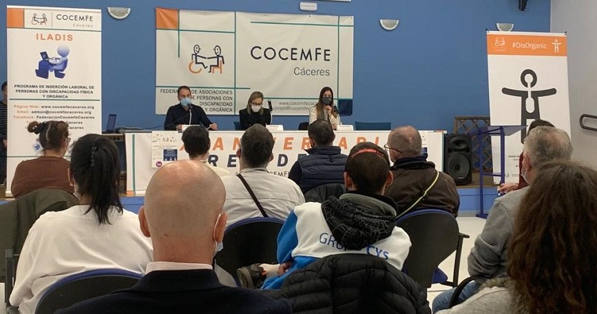 Imagen de la clausura de COCEMFE Cáceres