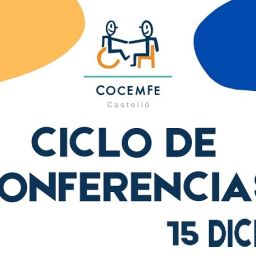 Cartel de las conferencias de Cocemfe Castelló