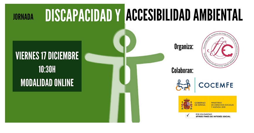 Cartel Jornada Discapacidad y Accesibilidad Ambiental