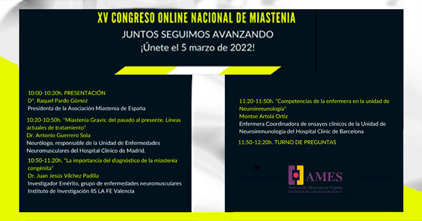 XV Congreso Nacional de Miastenia