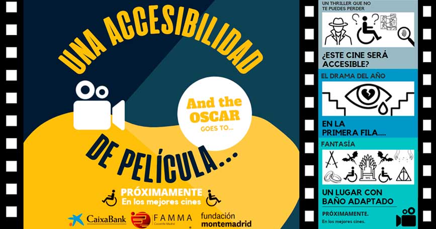 Campaña 'Una accesibilidad de película' de FAMMA