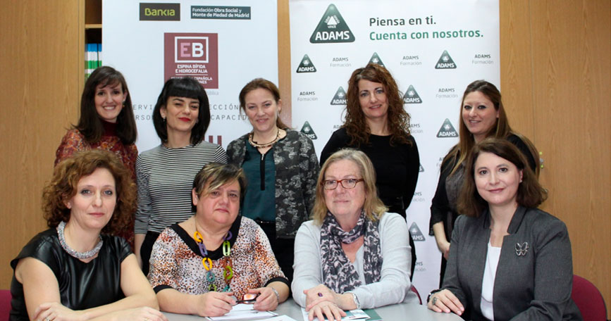 FEBHI y ADAMS Formación firman un acuerdo de colaboración para formación de personas con discapacidad.