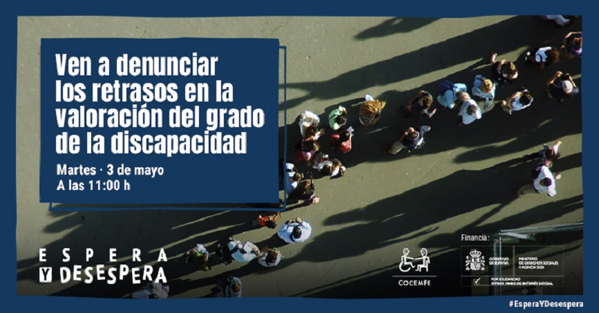 Imagen promocional de la campaña #EsperaYDesepera