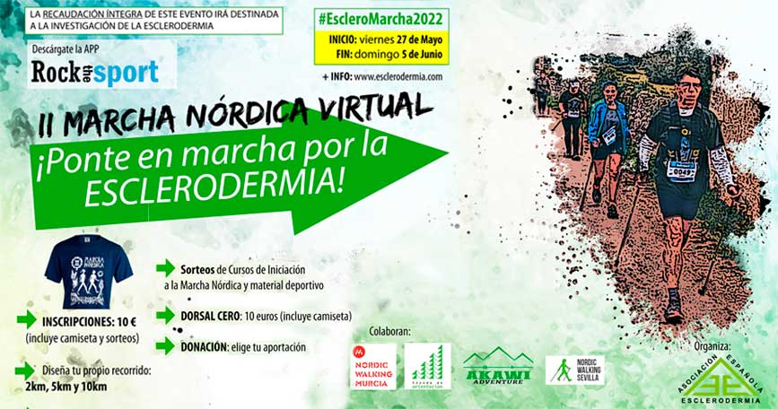 Marcha nórdica virtual por la Esclerodermia