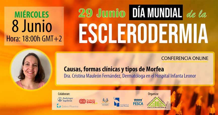 Conferencia Día Mundial Esclerodermia. 8 junio.