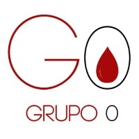 Logotipo de Grupo 0 con una gota roja en el interior del número 0.