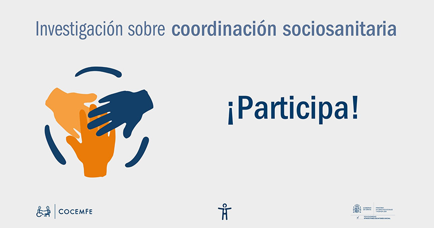 COCEMFE lanza un cuestionario online para analizar la coordinación sociosanitaria en España