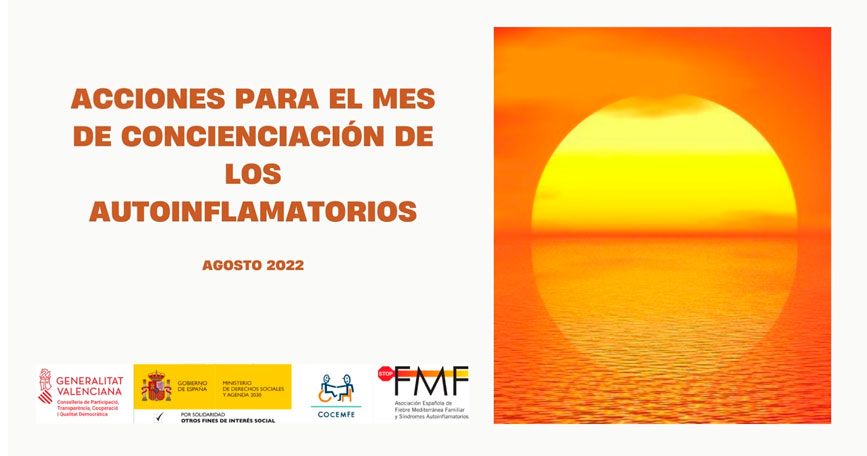 Stop FMF celebra el Mes de la concienciación de los autoinflamatorios.