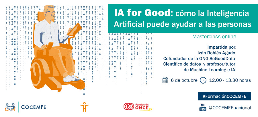 Masterclass ‘IA for Good: cómo la Inteligencia Artificial puede ayudar a las personas’