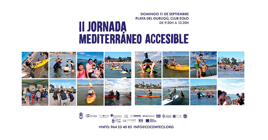 COCEMFE Castelló celebra la II Jornada Mediterráneo Accesible.