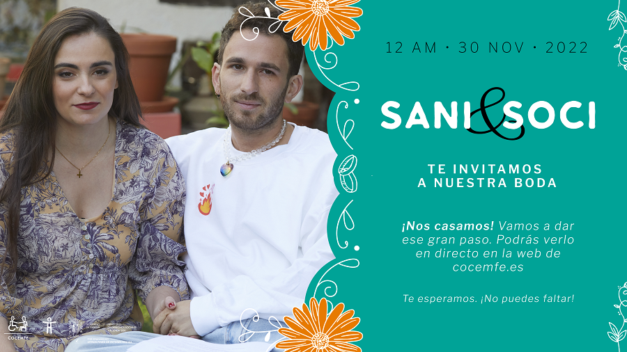 Invitación a la boda de Sani y Soci