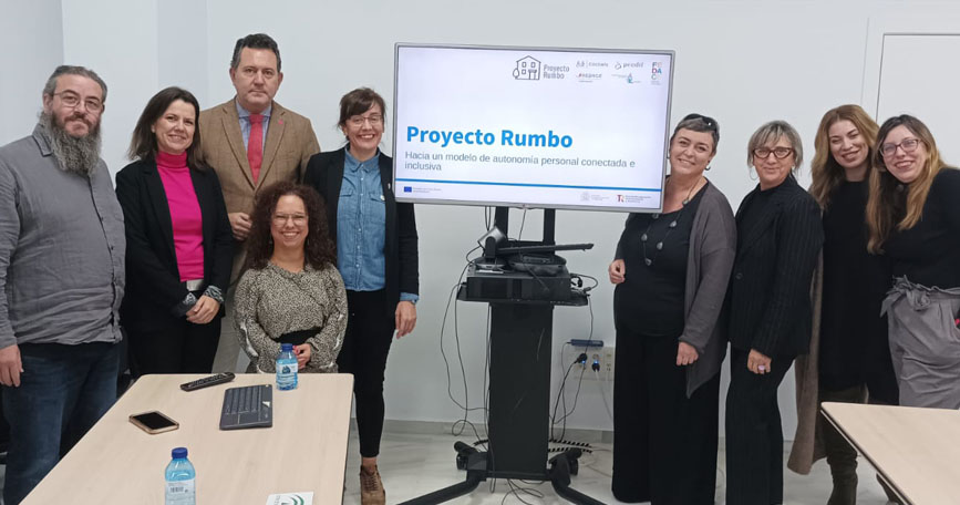 COCEMFE, Predif, FANDACE, Autismo Andalucía y Aspace Andalucía presentan a la Junta de Andalucía el proyecto Rumbo.