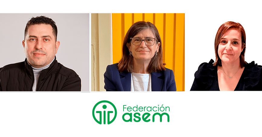 Representantes de ASEM y de la Dirección General de Salud Pública