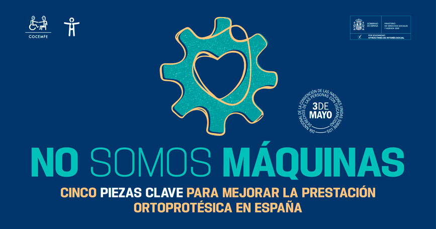 Campaña de COCEMFE 'No somos máquinas'