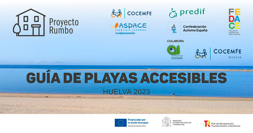 COCEMFE publica la Guía de playas accesibles de la provincia de Huelva