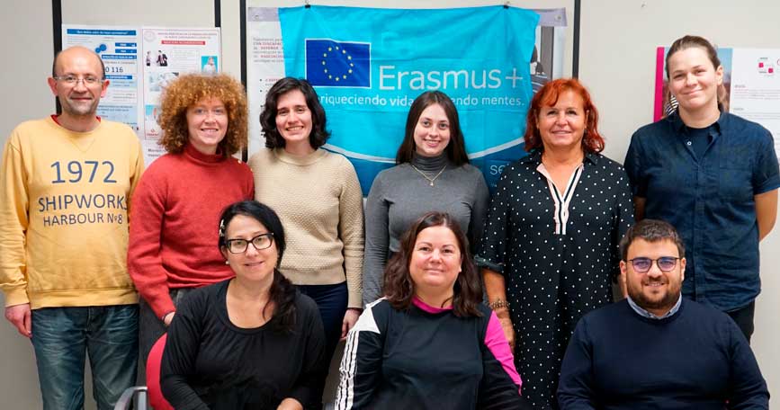 COGAMI recibe la visita de entidades europeas para abordar la educación inclusiva
