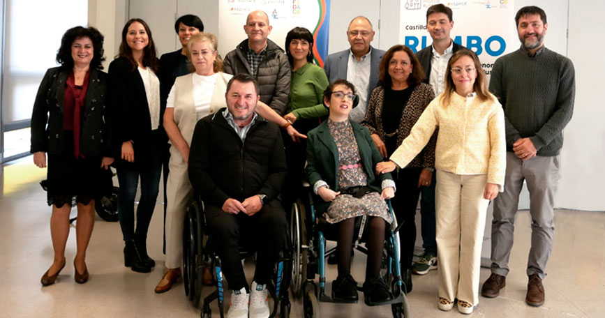 Representantes del Ministerio de Derechos Sociales visitan el Proyecto Rumbo en Castilla y León