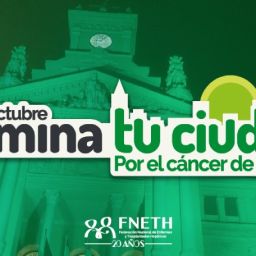 Imagen de la campaña: En octubre ilumina tu ciudad por el cáncer de hígado Imagen de la campaña: En octubre ilumina tu ciudad por el cáncer de hígado