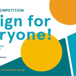 Jóvenes estudiantes colaborando en la Innovation Competition de AccessCoVE sobre accesibilidad e innovación.