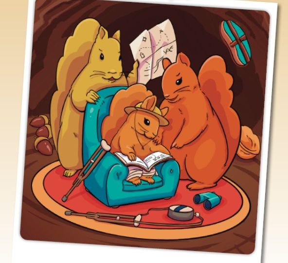 Portada del cuento infantil “Lili, la ardilla aventurera” de COCEMFE, protagonizado por una ardilla con discapacidad que fomenta la igualdad y la inclusión desde la infancia.