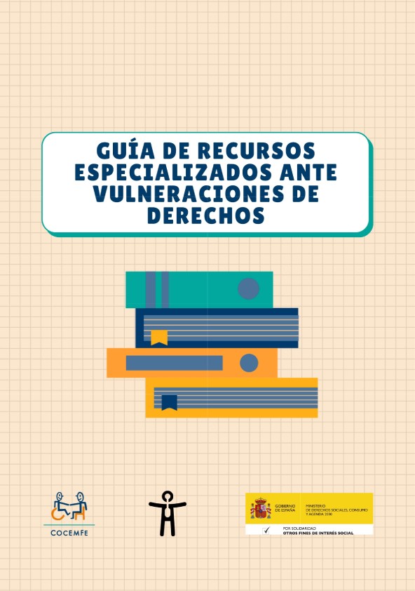 Portada de la guía de COCEMFE sobre vulneraciones de derechos.