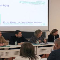 Ponentes inaugurando el encuentro de Federación ASEM en la Facultad de Medicina de la Universidad de Salamanca.