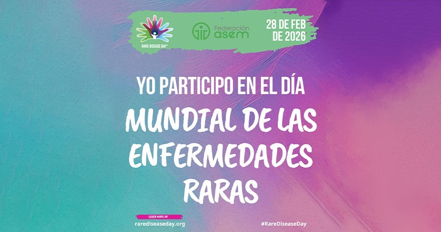 Cartel del Día Mundial de las Enfermedades Raras 2026 con el lema “Yo participo”.