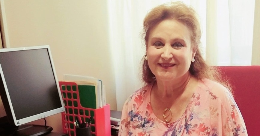 María José Salvador en su despacho como representante del Comité de Ética de COCEMFE Castilla y León