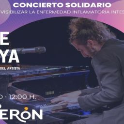 Cartel del concierto solidario Acordes por la EII con Jorge Bedoya en el Teatro Calderón