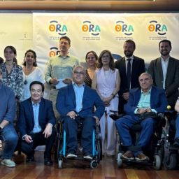 Jornada de accesibilidad universal de Castilla-La Mancha Inclusiva COCEMFE Grupo de representantes institucionales y entidades sociales en la jornada de accesibilidad universal de Castilla-La Mancha Inclusiva COCEMFE.