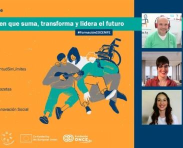 Cartel de la masterclass con fotos de las personas participantes en la misma