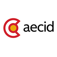 Logotipo oficial de la Agencia Española de Cooperación Internacional para el Desarrollo (AECID).