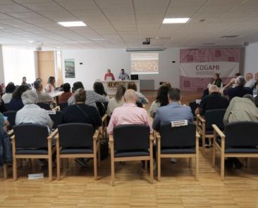 XXXVI Asamblea Anual de COGAMI en Santiago de Compostela Personas representantes de entidades de COGAMI participan en la XXXVI Asamblea Anual celebrada en Santiago de Compostela.