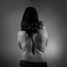 Nuestros cuerpos. Territorios diversos | Fekoor Mujer fotografiada de espaldas para la exposición “Nuestros cuerpos. Territorios diversos” de Fekoor.