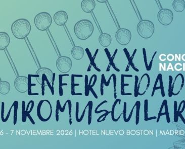 Cartel del XXXV Congreso Nacional de Enfermedades Neuromusculares de Federación ASEM, los días 6 y 7 de noviembre de 2026 en Madrid.