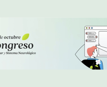 Cartel del VI Congreso de Personas con Artritis y Espondiloartritis, 7 y 8 de octubre, sobre salud cardiovascular y sistema neurológico.